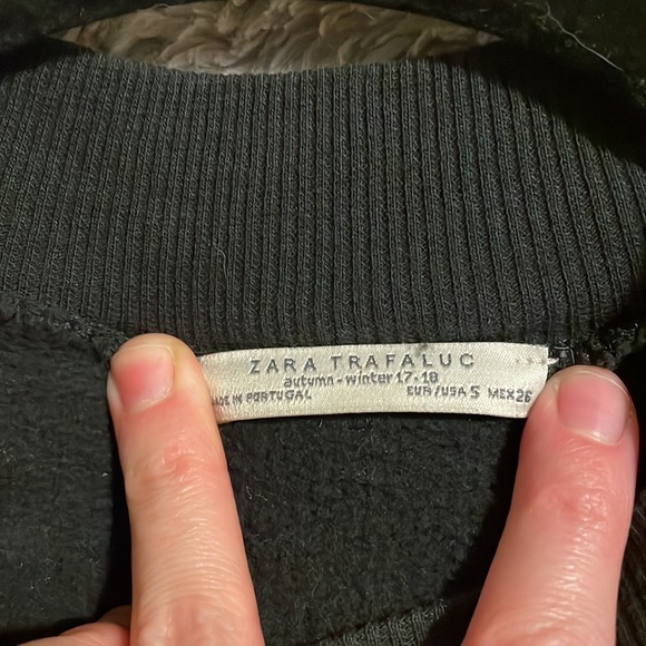 ZARA SWEATSHIRT WITH FLAMES - Picture 4 of 5